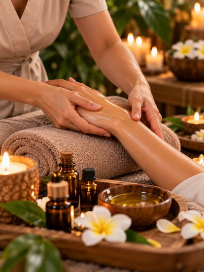 Аромамассаж с эфирными маслами DoTerra по биологически активным точкам